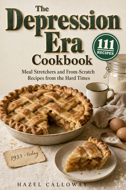Cover of The Depression Era Cookbook by Hazel Calloway.